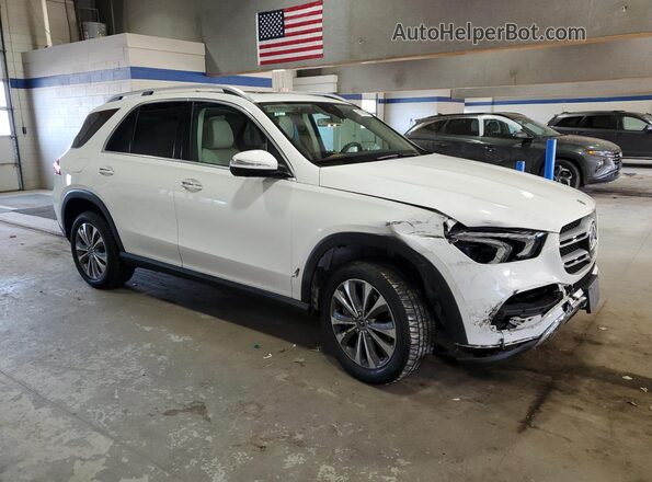 4JGFB4KB1LA079604 2020 MERCEDES-BENZ GLE Белый Передняя правая четверть