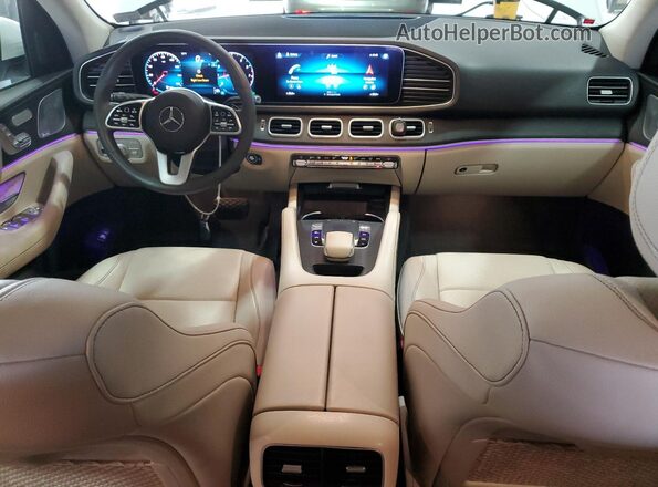 4JGFB4KB1LA079604 2020 MERCEDES-BENZ GLE Белый Вид панели приборов