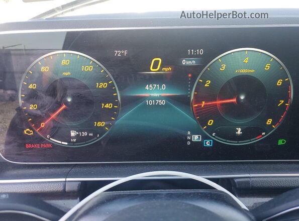 4JGFB4KB1MA299570 2021 MERCEDES-BENZ GLE Gray Vista del cuadro de instrumentos