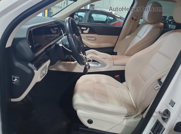4JGFB4KB4NA767843 2022 MERCEDES-BENZ GLE White Вид салону спереду