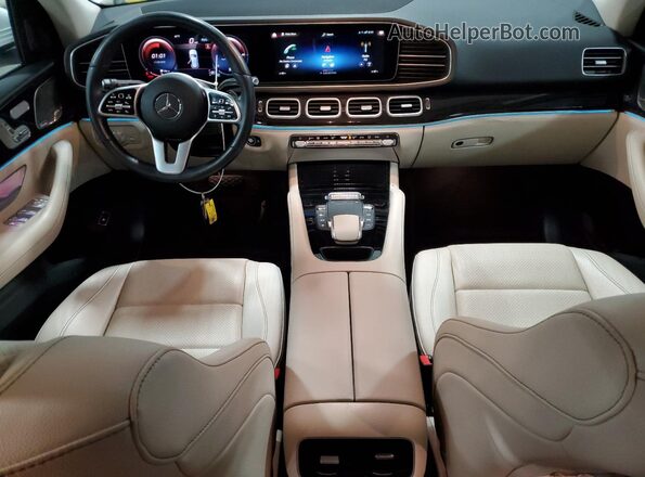 4JGFB4KB4NA767843 2022 MERCEDES-BENZ GLE White Вид панелі приладів