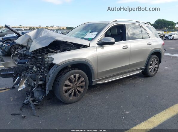 4JGFB4KB5LA028655 2020 MERCEDES-BENZ GLE 350 Gray Առջևի ձախ երեք քառորդ տեսարան