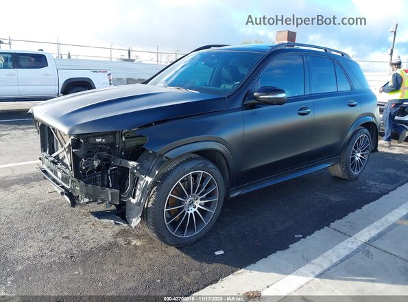 4JGFB4KB7NA808689 2022 MERCEDES-BENZ GLE 350 Черный Передняя левая четверть