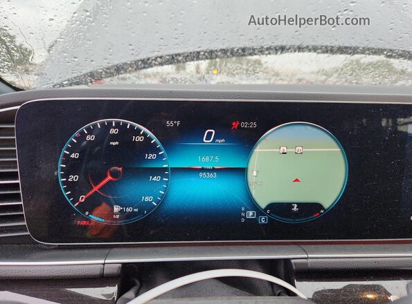 4JGFB4KB8LA065490 2020 MERCEDES-BENZ GLE Gray Vista del cuadro de instrumentos