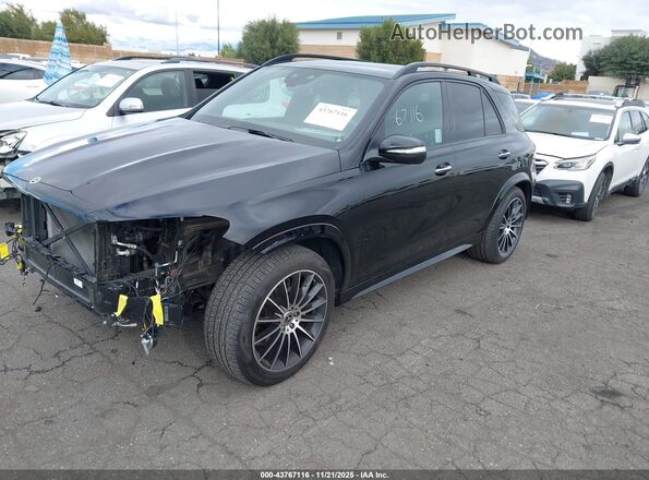 4JGFB4KB9NA608204 2022 MERCEDES-BENZ GLE 350 Black Առջևի ձախ երեք քառորդ տեսարան