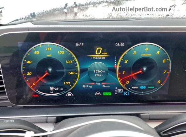 4JGFB5KB1LA149222 2020 MERCEDES-BENZ GLE Silver Вид щитка приладів