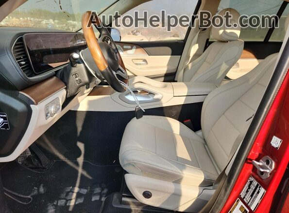 4JGFB5KB1MA527010 2021 MERCEDES-BENZ GLE Red Սալոնի դիմացի տեսք