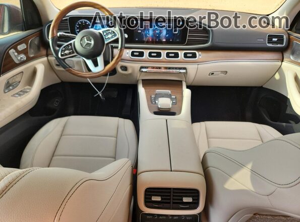 4JGFB5KB1MA527010 2021 MERCEDES-BENZ GLE Red Առջևի վահանակի տեսք