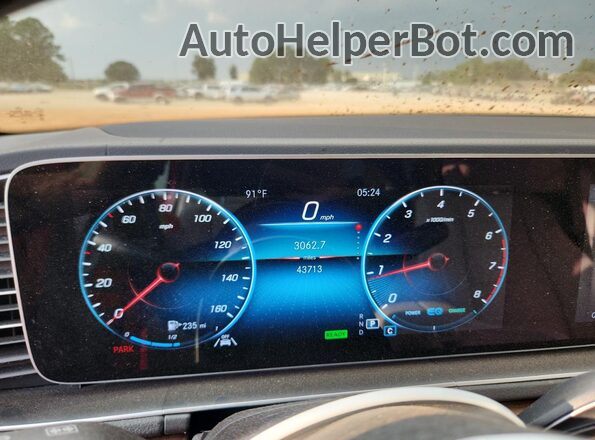4JGFB5KB1MA527010 2021 MERCEDES-BENZ GLE Red Սարքավորումների վահանակի տեսք