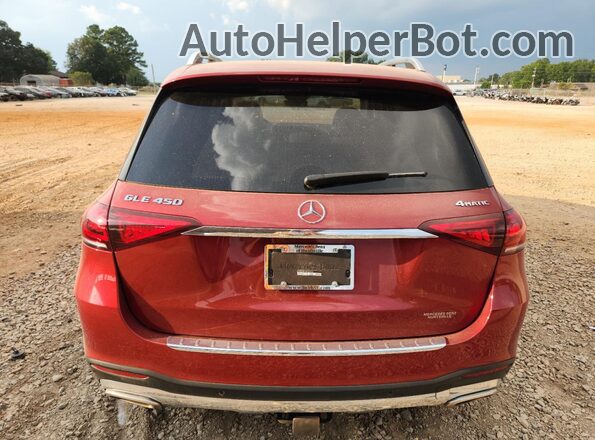 4JGFB5KB1MA527010 2021 MERCEDES-BENZ GLE Red Հետևի տեսք