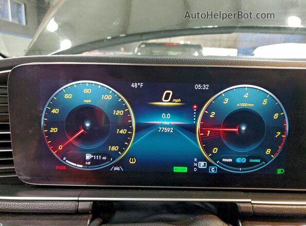 4JGFB5KB5LA007231 2020 MERCEDES-BENZ GLE Black Instrument cluster view