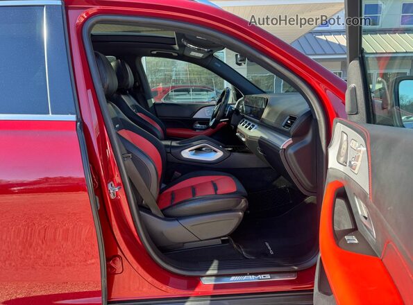 4JGFB6BB0MA450099 2021 MERCEDES-BENZ GLE Red Դիմացի տեսք