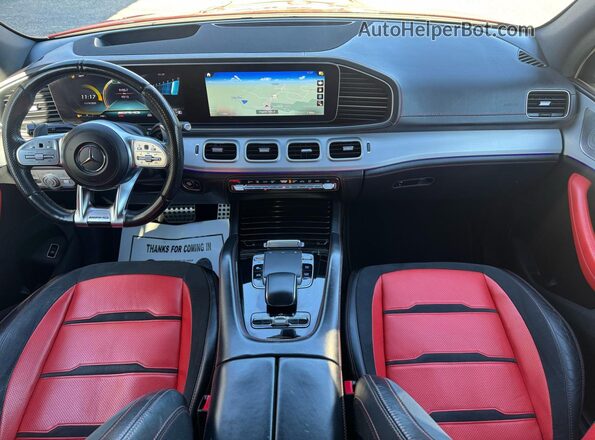 4JGFB6BB0MA450099 2021 MERCEDES-BENZ GLE Red Սալոնի հետևի տեսք