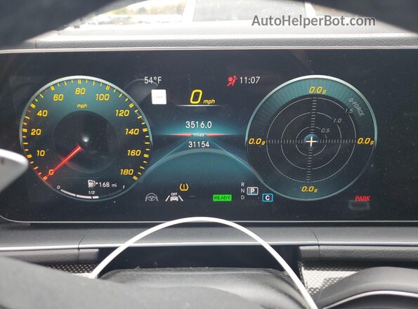 4JGFD6BB4MA446213 2021 MERCEDES-BENZ GLE Black Вид щитка приладів