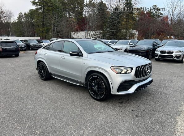 4JGFD6BB5MA272121 2021 MERCEDES-BENZ GLE Silver Rear left