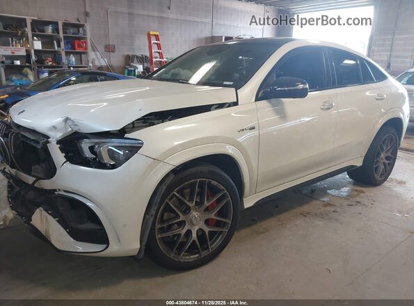 4JGFD8KB7MA379067 2021 MERCEDES-BENZ AMG GLE 63 COUPE Белый Передняя левая четверть