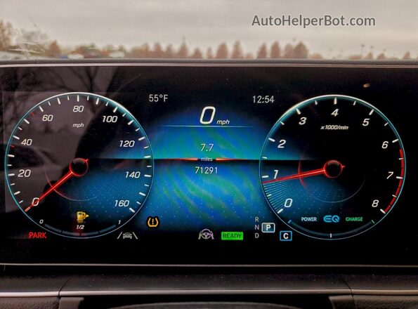 4JGFF5KE8MA404691 2021 MERCEDES-BENZ GLS Черный Вид щитка приборов