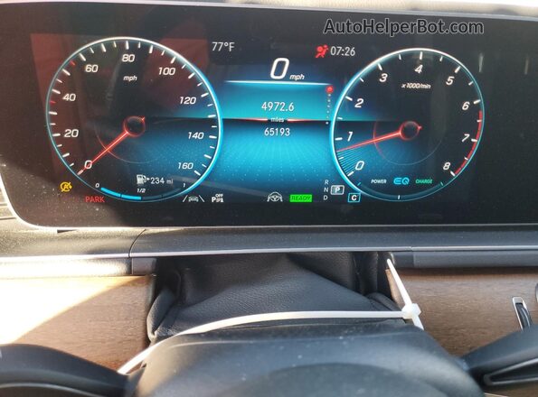 4JGFF5KEXLA219461 2020 MERCEDES-BENZ GLS White Widok zestawu wskaźników