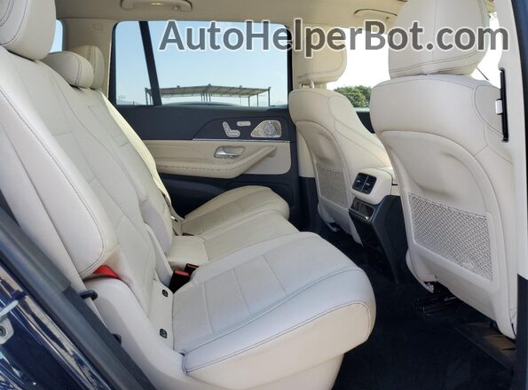 4JGFF5KEXMA547304 2021 MERCEDES-BENZ GLS Синий Вид задней части салона
