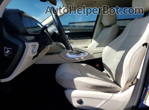 4JGFF5KEXMA547304 2021 MERCEDES-BENZ GLS Синий Вид салона спереди