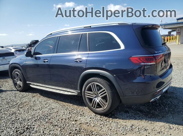 4JGFF5KEXMA547304 2021 MERCEDES-BENZ GLS Синий Задняя левая четверть