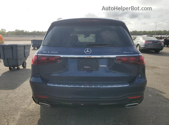 4JGFF5KEXRB217454 2024 MERCEDES-BENZ GLS Blue Вид ззаду
