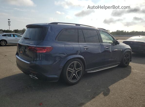 4JGFF5KEXRB217454 2024 MERCEDES-BENZ GLS Blue Задня права чверть