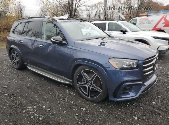 4JGFF5KEXRB217454 2024 MERCEDES-BENZ GLS Blue Передня права чверть