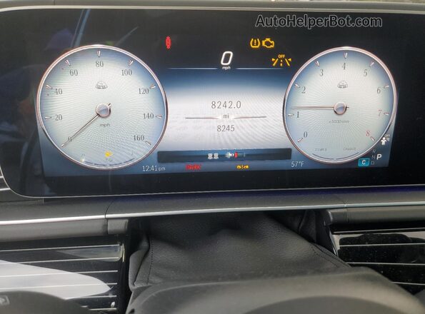 4JGFF8HB2RB138536 2024 MERCEDES-BENZ GLS White Widok zestawu wskaźników