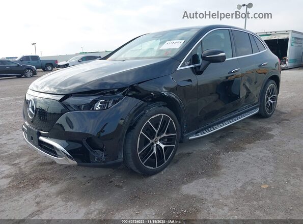 4JGGM1CB2PA017940 2023 MERCEDES-BENZ EQE 350 SUV Черный Передняя левая четверть