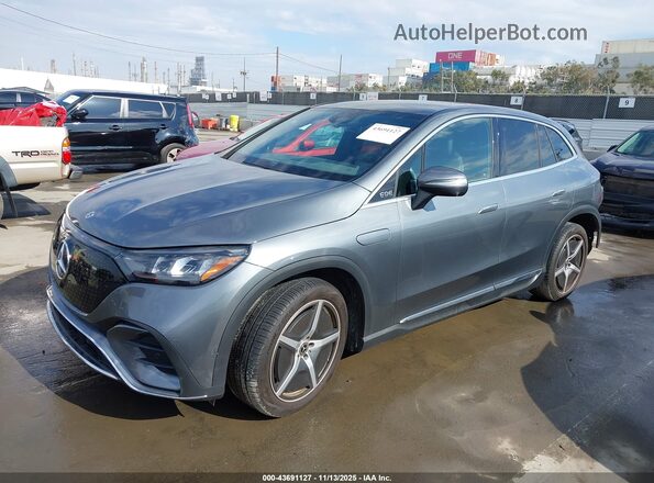 4JGGM2BB5PA007720 2023 MERCEDES-BENZ EQE 350+ SUV Gray წინა მარცხენა ხედი სამი მეოთხედიდან