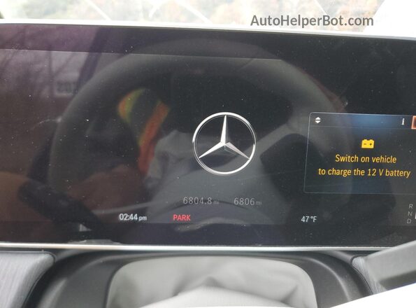 4JGGM2BB7SA060136 2025 MERCEDES-BENZ EQE Blue Вид щитка приладів
