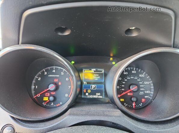 4S3BNAB66H3061655 2017 SUBARU LEGACY Silver Widok zestawu wskaźników