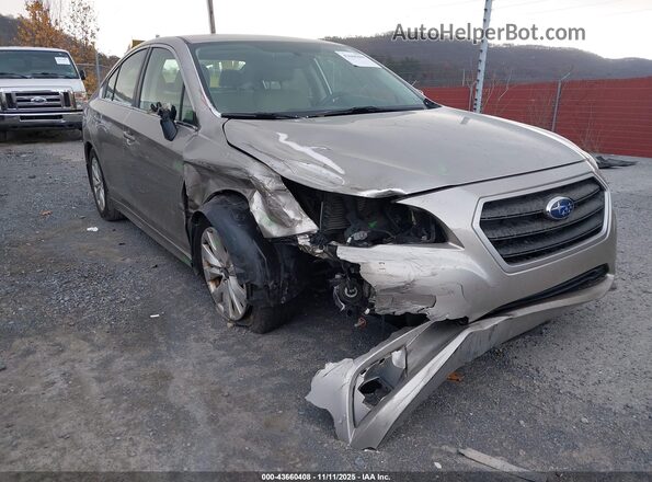 4S3BNAB68H3007418 2017 SUBARU LEGACY Beige Widok z przodu