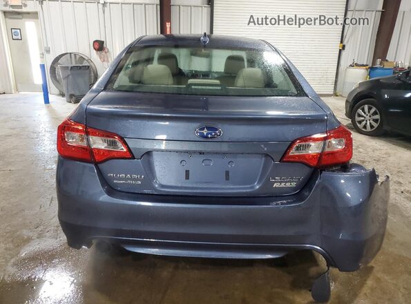4S3BNAC65H3012168 2017 SUBARU LEGACY Blue უკანა ხედი