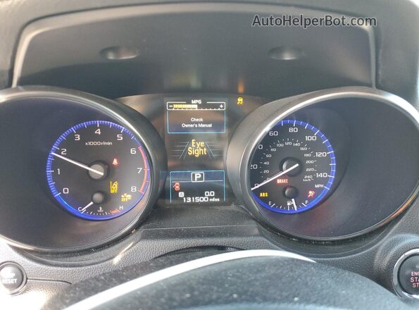 4S3BNBN65G3052462 2016 SUBARU LEGACY Silver ხელსაწყოთა პანელის ხედი