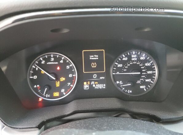 4S3BWAB69L3009796 2020 SUBARU LEGACY Black Instrument cluster view