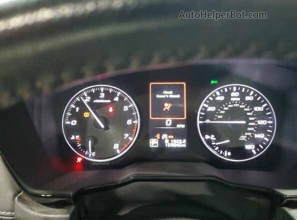 4S3BWAC62L3015907 2020 SUBARU LEGACY Silver Вид щитка приладів