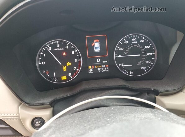 4S3BWAC6XM3004378 2021 SUBARU LEGACY White Vista del cuadro de instrumentos