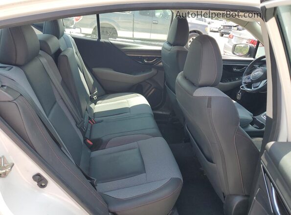 4S3BWAF62L3006748 2020 SUBARU LEGACY White Вид задніх сидінь