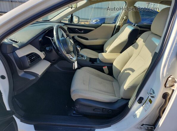 4S3BWAF65M3006261 2021 SUBARU LEGACY White Вид салону спереду