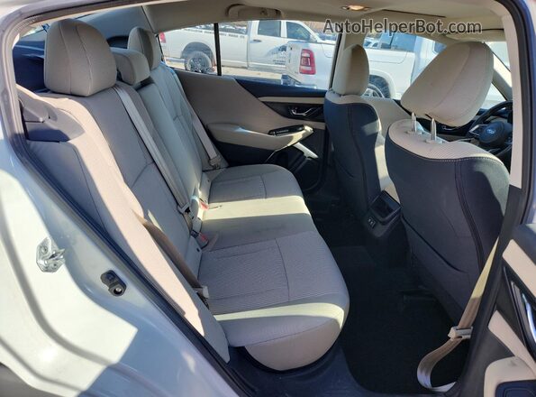 4S3BWAF65M3006261 2021 SUBARU LEGACY White Вид задніх сидінь