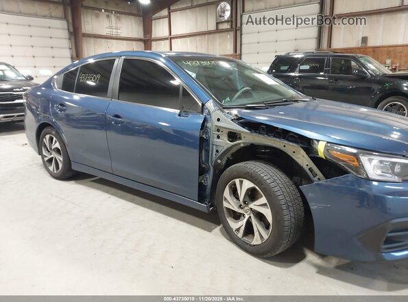 4S3BWAF67N3026318 2022 SUBARU LEGACY Blue Вид спереду