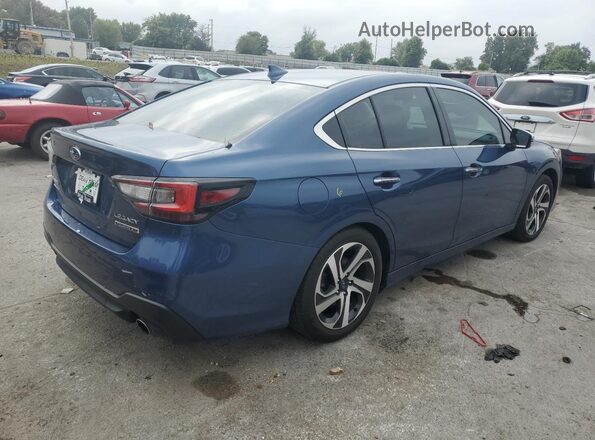 4S3BWGP68N3020139 2022 SUBARU LEGACY Blue Задня права чверть