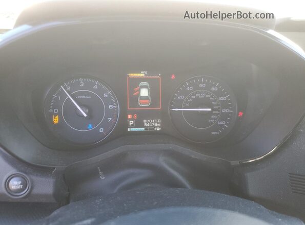 4S3GKAB61N3603352 2022 SUBARU IMPREZA Белый Вид щитка приборов
