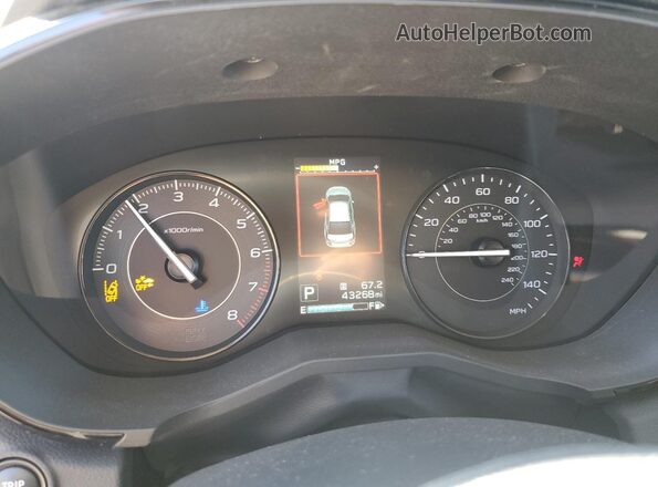 4S3GKAB64P3604403 2023 SUBARU IMPREZA Gray Սարքավորումների վահանակի տեսք