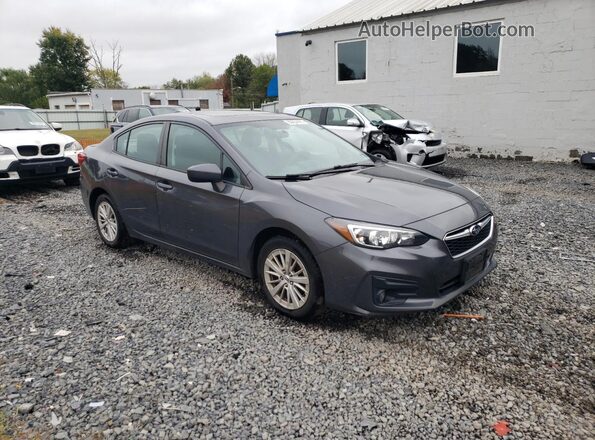 4S3GKAD60J3611708 2018 SUBARU IMPREZA Gray 
