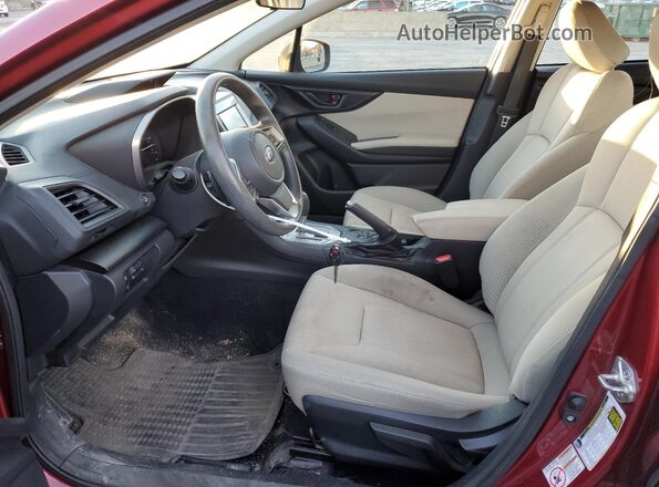 4S3GKAD64J3609458 2018 SUBARU IMPREZA Red 