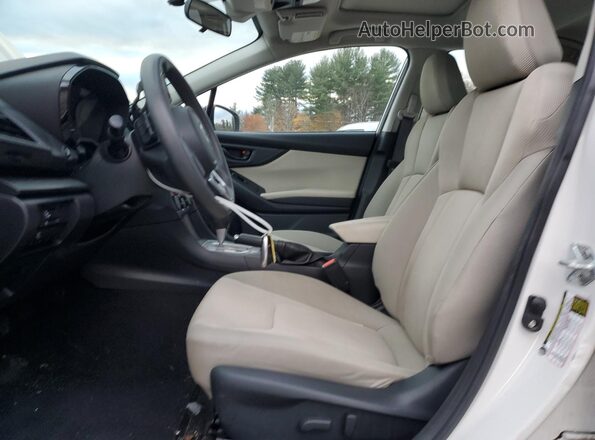 4S3GKAD64N3606551 2022 SUBARU IMPREZA Белый Вид салона спереди