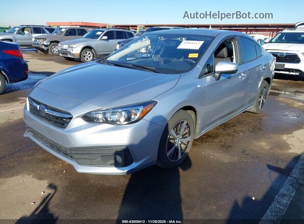 4S3GKAD6XP3604029 2023 SUBARU IMPREZA Silver Առջևի ձախ երեք քառորդ տեսարան